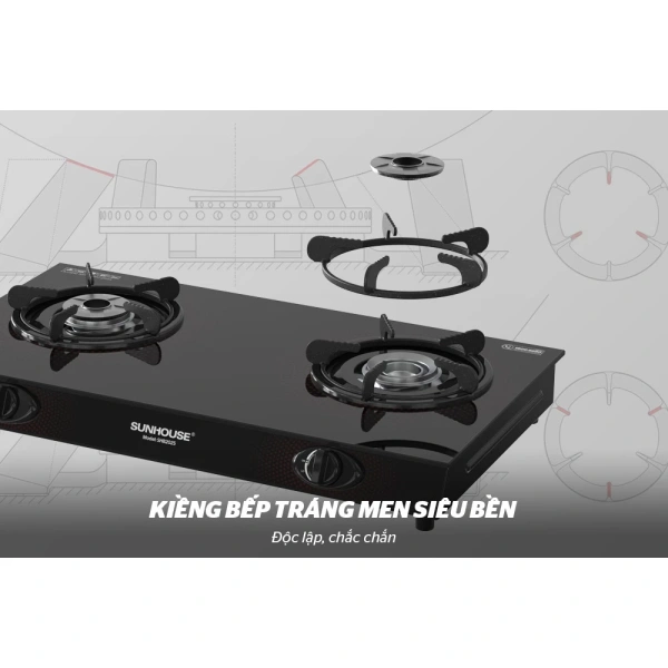 Các mẫu bếp gas dương kính hiện nay đa phần áp dụng đầu đốt công nghệ mới, được quảng cáo là giúp giảm tiêu thụ gas lên tới 15 %. (Ảnh 3)