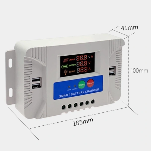 Trong số các sản phẩm hiện có, [EHES] Dành cho Bộ điều khiển sạc năng lượng mặt trời PWM 20A 12V / 24V với màn hình LCD cảm biến nhiệt độ là một ví dụ tiêu biểu cho thiết bị được thiết kế để đối mặt với những thách thức nhiệt độ cao. (Ảnh 5)