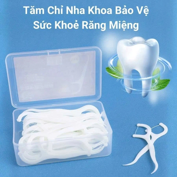 Khi bạn dùng tăm chỉ nha khoa để làm sạch kẽ răng, sợi chỉ sẽ tiếp xúc trực tiếp với mảng bám, vi khuẩn, và các mảnh thực phẩm còn sót lại. (Ảnh 2)