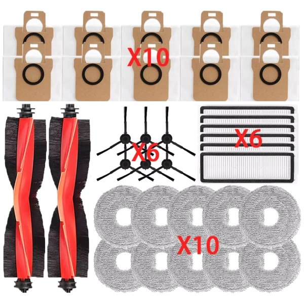 Thị trường hiện nay cung cấp rất nhiều lựa chọn cho phụ tùng robot hút bụi, trong đó bộ phụ kiện thay thế cho Xiaomi X20 Pro/X20 Max/D102GL/D109GL đang được người dùng quan tâm. (Ảnh 5)