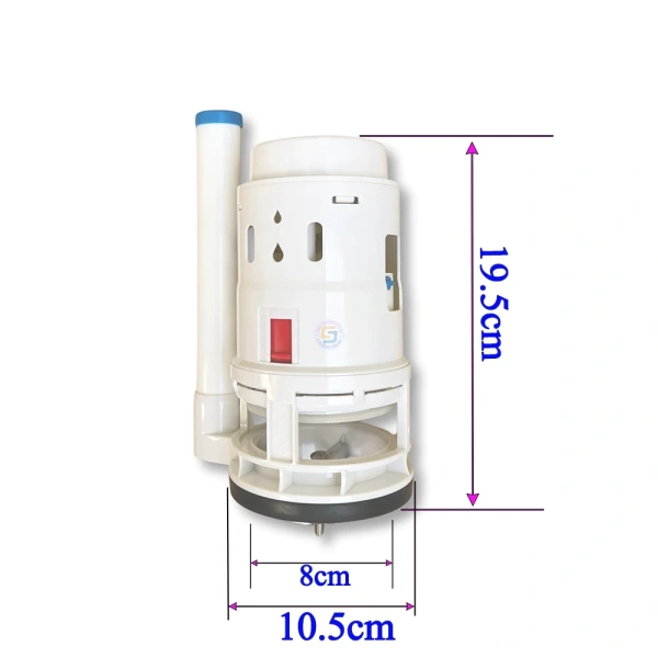 Trong thiết kế truyền thống, bộ xả bồn cầu được tạo hình để tạo áp suất đủ lớn khi bơm nước. (Ảnh 2) Trong thiết kế truyền thống, bộ xả bồn cầu được tạo hình để tạo áp suất đủ lớn khi bơm nước. (Ảnh 2)