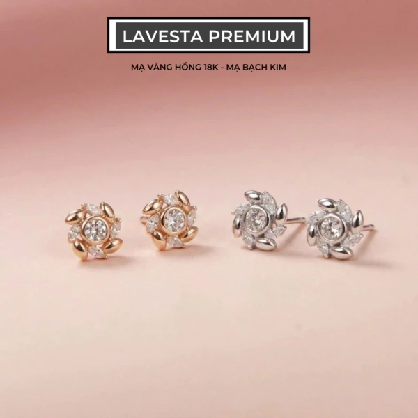 Bông tai bạc mạ vàng hồng 18K mất sáng sau thời gian dài đeo: lý do và cách bảo quản hiệu quả - Ảnh 1 Bông tai bạc mạ vàng hồng 18K mất sáng sau thời gian dài đeo: lý do và cách bảo quản hiệu quả - Ảnh 1