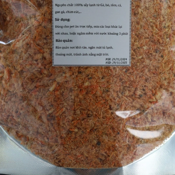 Bột tôm khô được sản xuất bằng công nghệ sấy khô nhanh, giữ lại tối đa protein và khoáng chất. (Ảnh 3)
