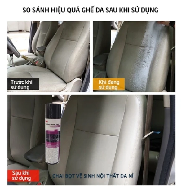 Thị trường hiện nay có đa dạng các loại dung dịch làm sạch nội thất ô tô, từ các loại bọt, spray đến dung dịch lỏng chuyên dụng. (Ảnh 5) Thị trường hiện nay có đa dạng các loại dung dịch làm sạch nội thất ô tô, từ các loại bọt, spray đến dung dịch lỏng chuyên dụng. (Ảnh 5)