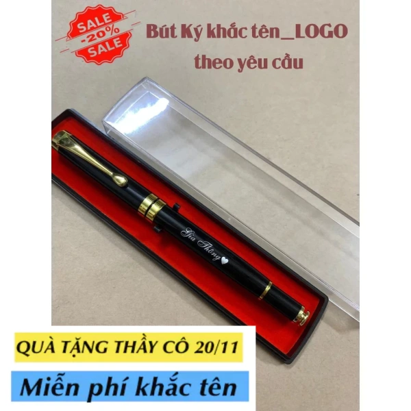 Bút ký khắc tên sang trọng: chi tiết khắc sâu khiến bút mất độ bám mực chỉ sau vài tuần - Ảnh 1