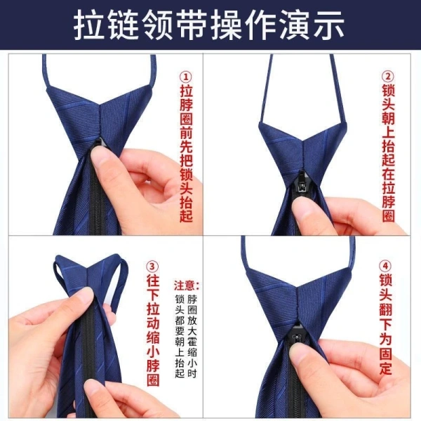 Những chiếc cà vạt công sở hiện nay thường được làm từ polyester – loại sợi tổng hợp mang lại độ bền cao và giữ dáng ổn định ngay cả sau nhiều lần giặt. (Ảnh 3)