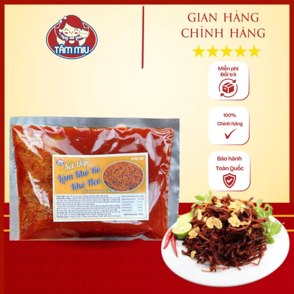 Cảm giác ngọt ngào bất ngờ hòa lẫn vị cay khi dùng gia vị ướp khô, biến mỗi món khô Bò‑Heo thành thử thách vị giác. - Ảnh 1