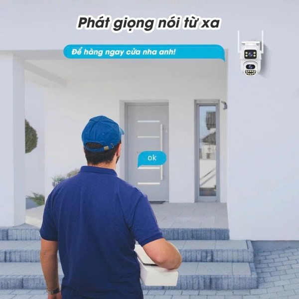 Camera Wifi KD127 được giới thiệu với giá bán lẻ 1.041.400 VNĐ, hiện có chương trình giảm giá còn 820.000 VNĐ trên Marketplace TripMap. (Ảnh 4) Camera Wifi KD127 được giới thiệu với giá bán lẻ 1.041.400 VNĐ, hiện có chương trình giảm giá còn 820.000 VNĐ trên Marketplace TripMap. (Ảnh 4)