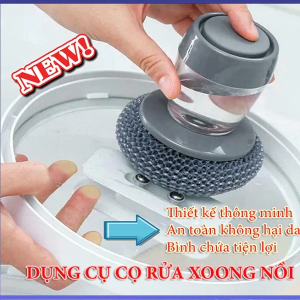 Căng thẳng khi vết dầu bám vào đáy nồi bây giờ chỉ còn là ký ức nhờ cọ rửa đa năng - Ảnh 1 Căng thẳng khi vết dầu bám vào đáy nồi bây giờ chỉ còn là ký ức nhờ cọ rửa đa năng - Ảnh 1