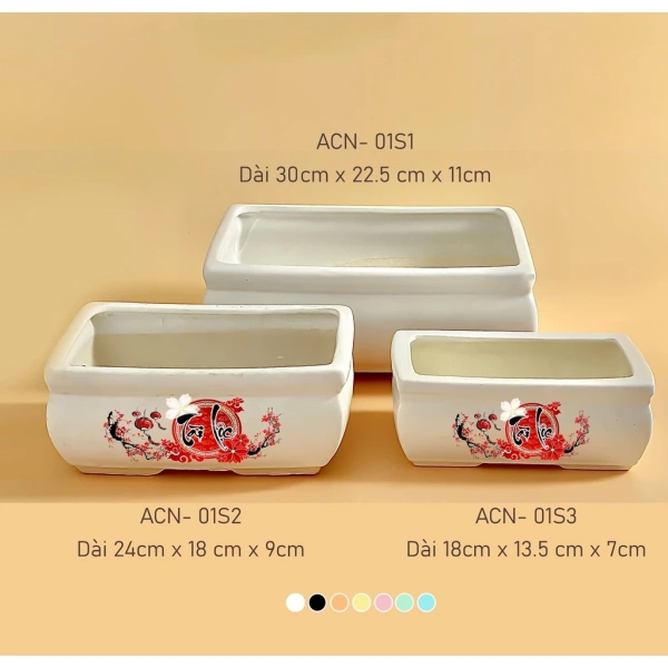 Những ưu điểm trên đi kèm với một hạn chế không thể tránh: trọng lượng và kích thước của chậu sứ lớn. (Ảnh 3)