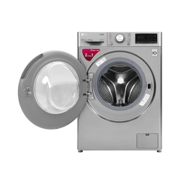 Trong một chu trình giặt-sấy tiêu chuẩn, máy sẽ giặt tối đa 9 kg quần áo nhưng chỉ sấy tối đa 5 kg. (Ảnh 2) Trong một chu trình giặt-sấy tiêu chuẩn, máy sẽ giặt tối đa 9 kg quần áo nhưng chỉ sấy tối đa 5 kg. (Ảnh 2)