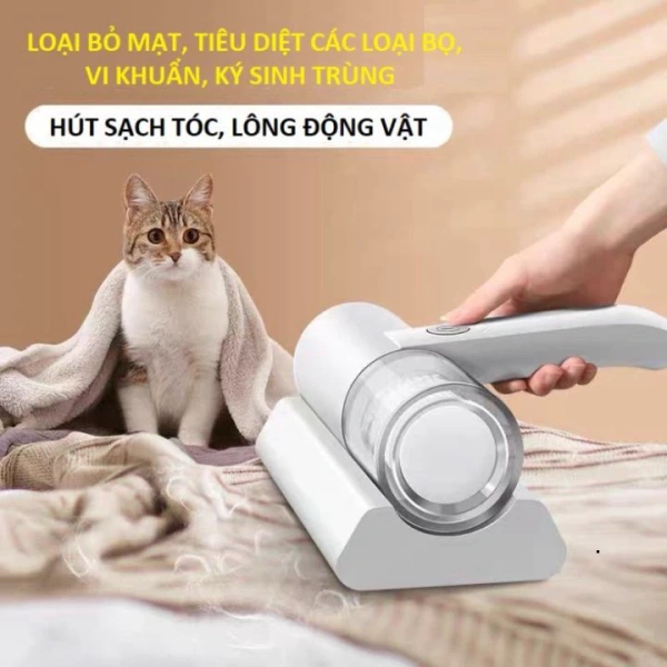 Chỉ khi dùng máy hút bụi mini không dây có tia UV mới phát hiện được bụi bẩn ẩn sâu trong nệm - Ảnh 4