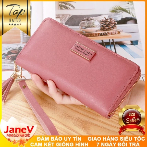 Một trong những lựa chọn vừa thời trang, vừa chú ý đến tính năng thực tiễn là Ví Cầm Tay Nữ Dài Dễ Thương Nữ Tính Hàn Quốc TVNN221. (Ảnh 4) Một trong những lựa chọn vừa thời trang, vừa chú ý đến tính năng thực tiễn là Ví Cầm Tay Nữ Dài Dễ Thương Nữ Tính Hàn Quốc TVNN221. (Ảnh 4)