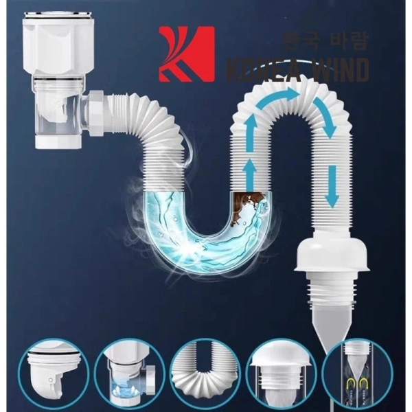 Ống ngăn mùi chất lượng cao thường kết hợp inox và nhựa. (Ảnh 3) Ống ngăn mùi chất lượng cao thường kết hợp inox và nhựa. (Ảnh 3)