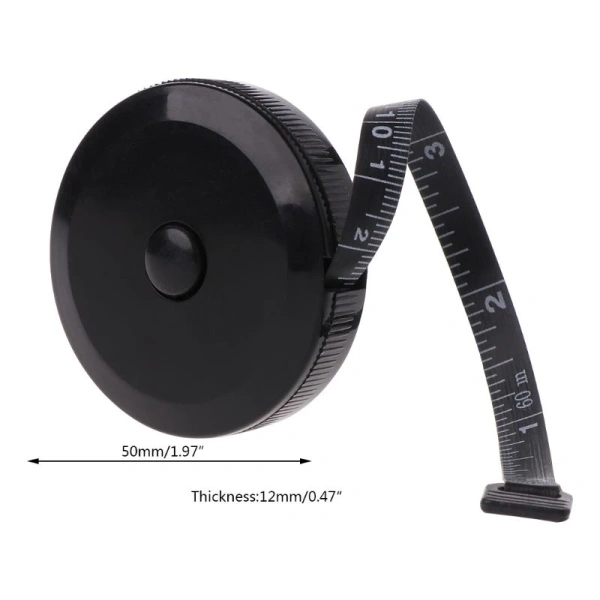 Trong khi băng đo dài 1,5 m thường được in các dấu “inch” và “cm” xen kẽ, sự kích thước chữ số và khoảng cách giữa các dấu đóng vai trò quyết định độ chính xác. (Ảnh 2)