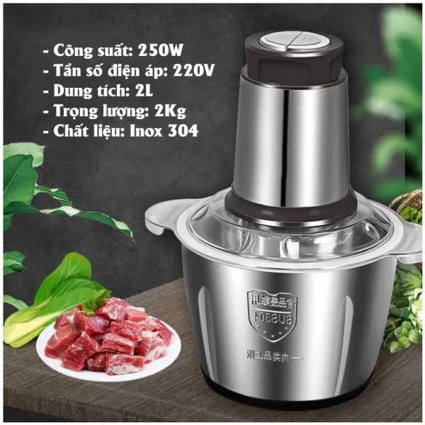 Hai chất liệu phổ biến cho bát và lưỡi dao là inox 304 và thép carbon. (Ảnh 3) Hai chất liệu phổ biến cho bát và lưỡi dao là inox 304 và thép carbon. (Ảnh 3)