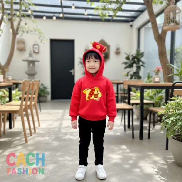 Chiếc mũ bánh chưng trên áo hoodie trẻ khiến việc giặt giũ dịp lì xì Tết 2026 khó khăn hơn mong đợi - Ảnh 4