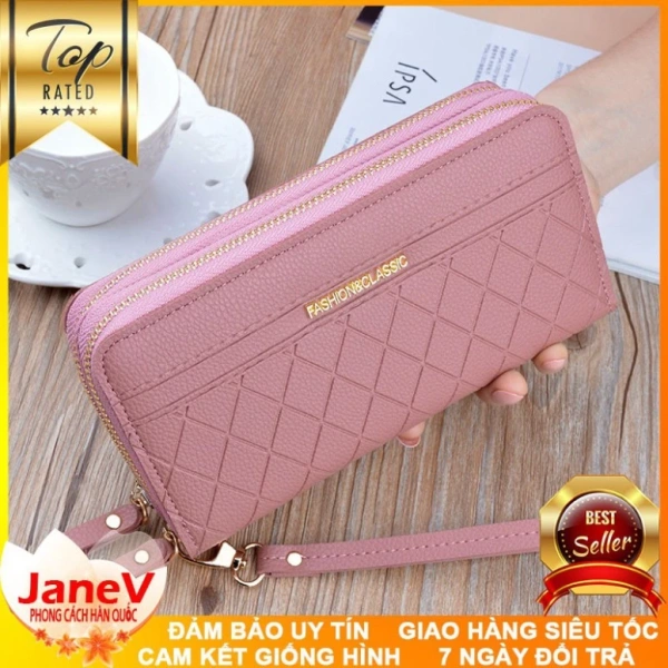 Chiếc ví cầm tay dài phong cách Hàn Quốc khiến việc lấy điện thoại mỗi lần trở nên bất tiện - Ảnh 1 Chiếc ví cầm tay dài phong cách Hàn Quốc khiến việc lấy điện thoại mỗi lần trở nên bất tiện - Ảnh 1