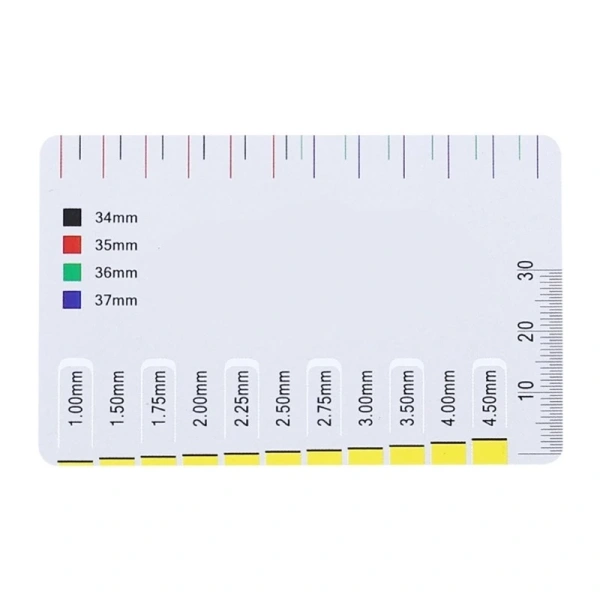 Mặc dù vật liệu PVC chịu lực tốt, nhưng việc để thước rơi vào các vật cứng hoặc gập mạnh có thể làm lệch vạch chia. (Ảnh 5) Mặc dù vật liệu PVC chịu lực tốt, nhưng việc để thước rơi vào các vật cứng hoặc gập mạnh có thể làm lệch vạch chia. (Ảnh 5)