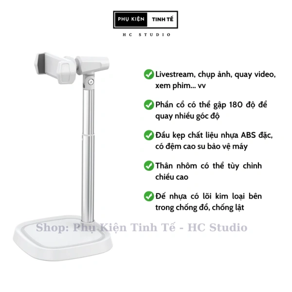 Chiều cao linh hoạt của giá đỡ điện thoại chân nhôm giúp ổn định góc quay livestream, nhưng ít người để ý đến yếu tố này - Ảnh 3 Chiều cao linh hoạt của giá đỡ điện thoại chân nhôm giúp ổn định góc quay livestream, nhưng ít người để ý đến yếu tố này - Ảnh 3