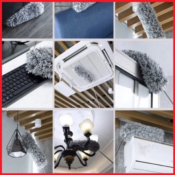 Chiều dài có thể điều chỉnh 2m8 và xoay 360 độ đa năng thực sự thay đổi cách dọn dẹp trần nhà - Ảnh 3 Chiều dài có thể điều chỉnh 2m8 và xoay 360 độ đa năng thực sự thay đổi cách dọn dẹp trần nhà - Ảnh 3