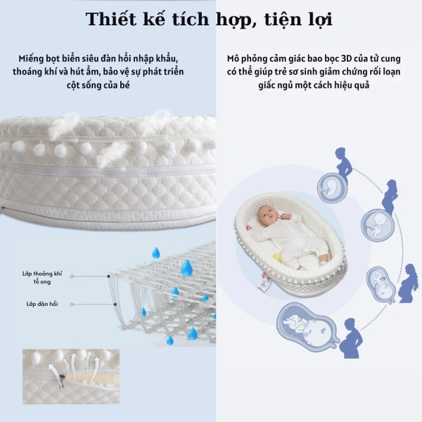 Không phải mọi “nôi ngủ chung” đều đáp ứng được tiêu chuẩn an toàn quốc tế hoặc phù hợp với thói quen ngủ của bé. (Ảnh 3)