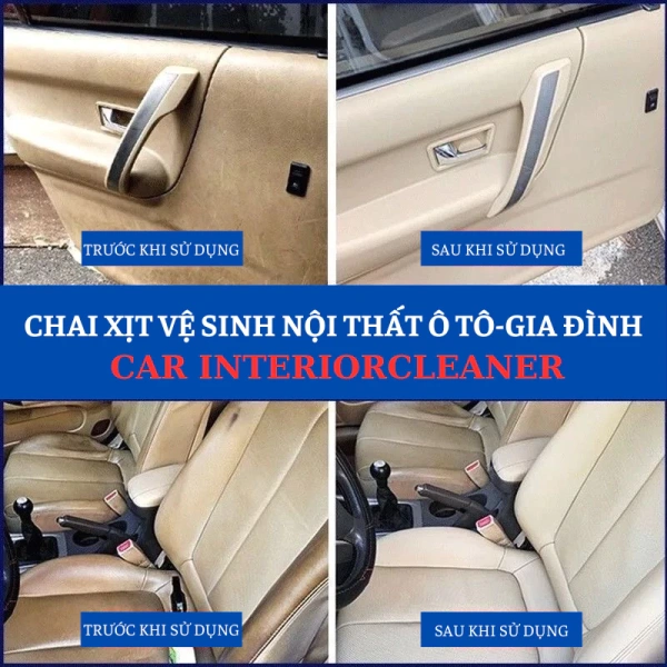 Một lựa chọn đang được giới tiêu dùng quan tâm là chai xịt vệ sinh nội thất ô tô, ghế sofa và gia đình (dung tích 300ml). (Ảnh 4) Một lựa chọn đang được giới tiêu dùng quan tâm là chai xịt vệ sinh nội thất ô tô, ghế sofa và gia đình (dung tích 300ml). (Ảnh 4)