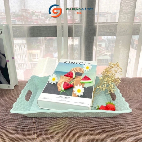 Có thực sự thuận tiện khi dùng khay nhựa giả mây làm khay đựng thực phẩm trong bếp không? - Ảnh 5