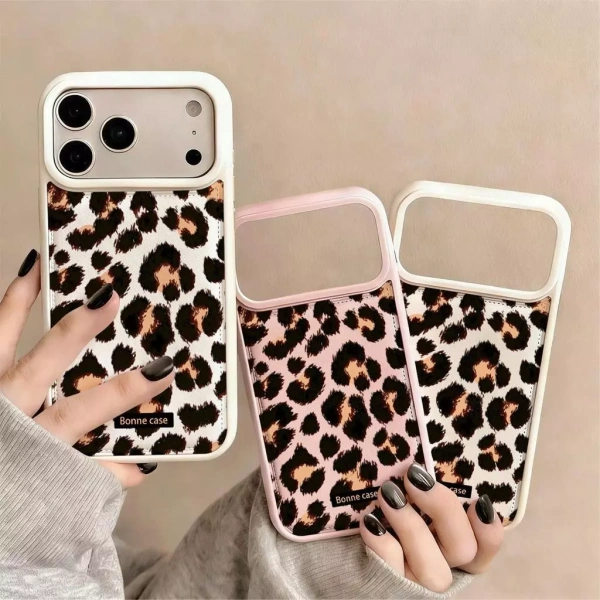 Giữa hàng loạt mẫu vỏ da báo trên thị trường, Da báo nâu đen cho vỏ bánh mì lỗ lớn 17PRO 16 15P 14 13pro 12 chống ngã là một lựa chọn đáng cân nhắc. (Ảnh 5)