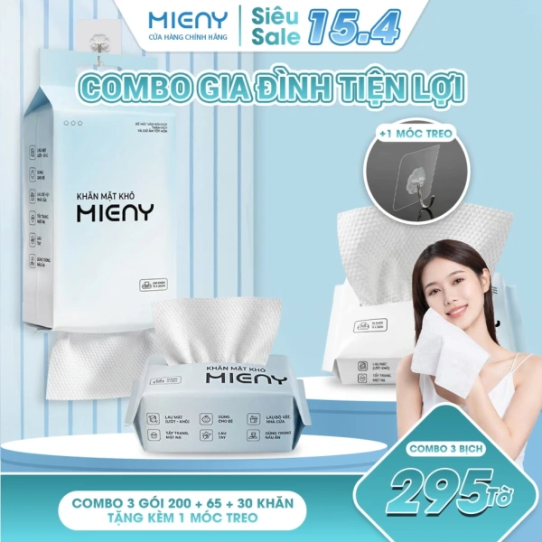 Da mặt không còn nhờn sau mỗi lần rửa bằng khăn cotton dùng 1 lần – bất ngờ khi không để lại xơ và mùi - Ảnh 1