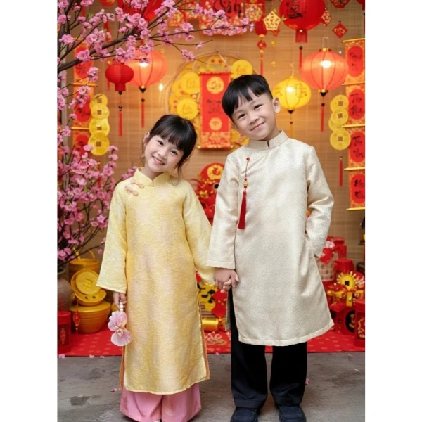 Trong năm mới, “đầm Tết” không còn chỉ là chiếc áo dài truyền thống. (Ảnh 2) Trong năm mới, “đầm Tết” không còn chỉ là chiếc áo dài truyền thống. (Ảnh 2)
