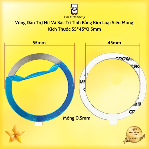 Đệm Magsafe dán siêu mỏng 0.5 mm thực sự có thể giữ iPhone vững trên sạc không dây suốt cả ngày? - Ảnh 1 Đệm Magsafe dán siêu mỏng 0.5 mm thực sự có thể giữ iPhone vững trên sạc không dây suốt cả ngày? - Ảnh 1