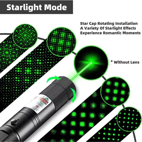 Đèn laser 303 sử dụng bước sóng 532 nm, tức là ánh sáng xanh lá, thuộc dải màu xanh lá nhạt. (Ảnh 2)
