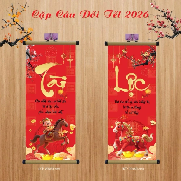 Để không gian Tết của bạn trở nên đa dạng hơn, việc bổ sung thêm Cặp Liễn Đỏ 25×70 Cao Cấp – Câu Đối Thư Pháp Tết 2026 là một ý tưởng đáng cân nhắc. (Ảnh 4)