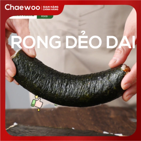 Theo nhà cung cấp, Loại A (lá dày, màu đen nhám) thích hợp cho các món cuộn cần độ bền cao như gimbap chiên, gà cuộn rong biển. (Ảnh 4) Theo nhà cung cấp, Loại A (lá dày, màu đen nhám) thích hợp cho các món cuộn cần độ bền cao như gimbap chiên, gà cuộn rong biển. (Ảnh 4)