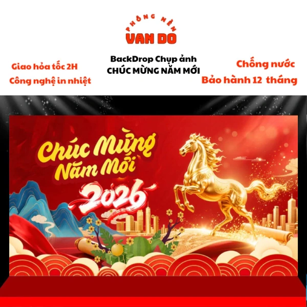 Độ bám kém của bạt nền Tết khiến các góc chụp lễ hội mất ổn định - Ảnh 1