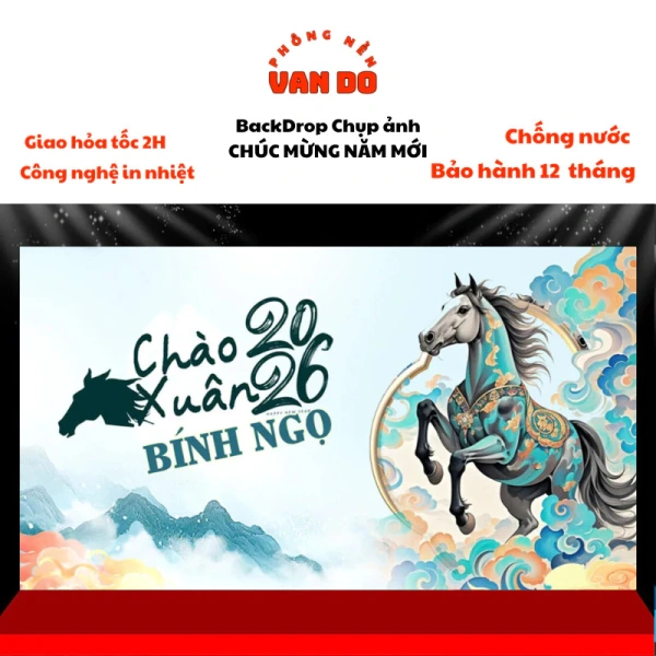 Độ bám kém của bạt nền Tết khiến các góc chụp lễ hội mất ổn định - Ảnh 5