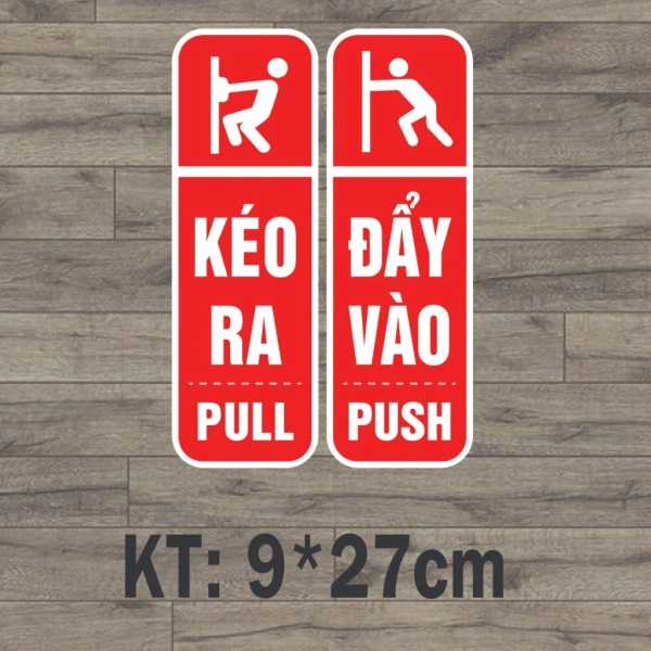 Giả sử bạn muốn trang trí cửa kính phòng khách bằng bộ decal Decal Kéo Đẩy Pull Push, Bảng Kéo Đẩy Dán Cửa Kính. (Ảnh 4)