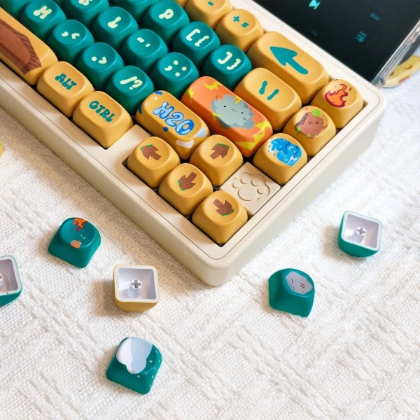 Dye‑Sub (vi khuẩn nhuộm trong) là một trong những phương pháp in ấn phổ biến nhất cho keycap PBT. (Ảnh 2)