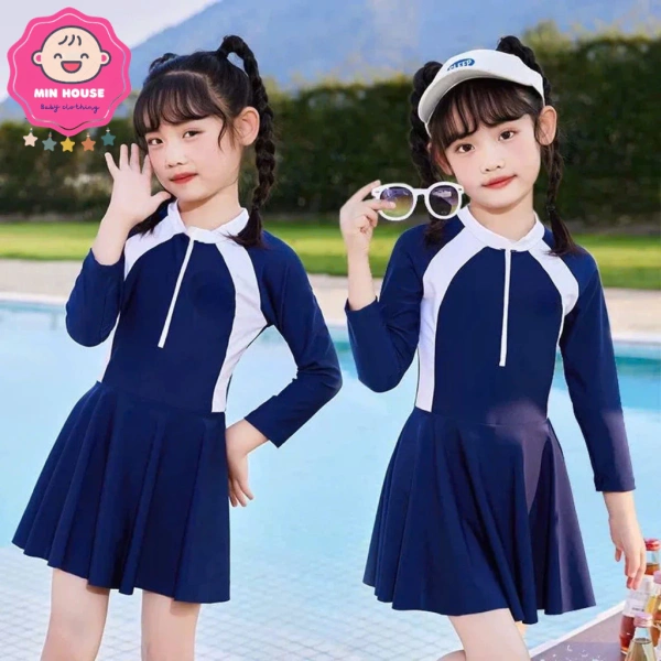 Đồ bơi bé gái tay dài: chi tiết viền quanh hông thường bị bỏ quên khiến bé khó chịu khi bơi - Ảnh 5