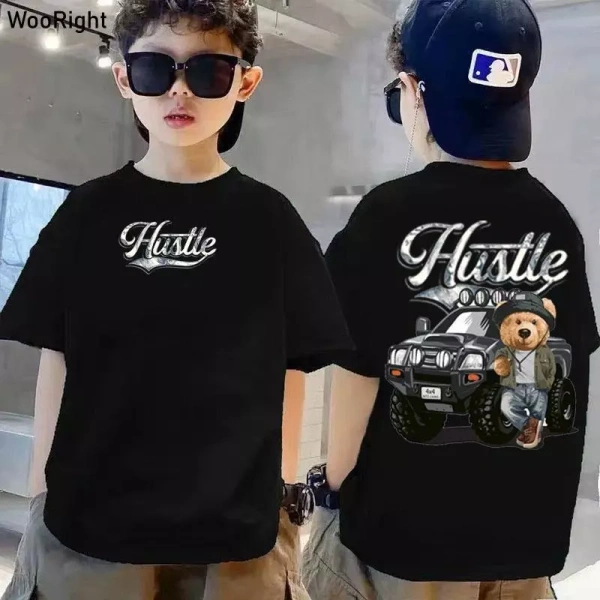 Độ co giãn thực tế của áo thun cotton unisex size 3‑14 khi tùy chỉnh vòng cổ tròn thường khiến người mua bất ngờ. - Ảnh 1