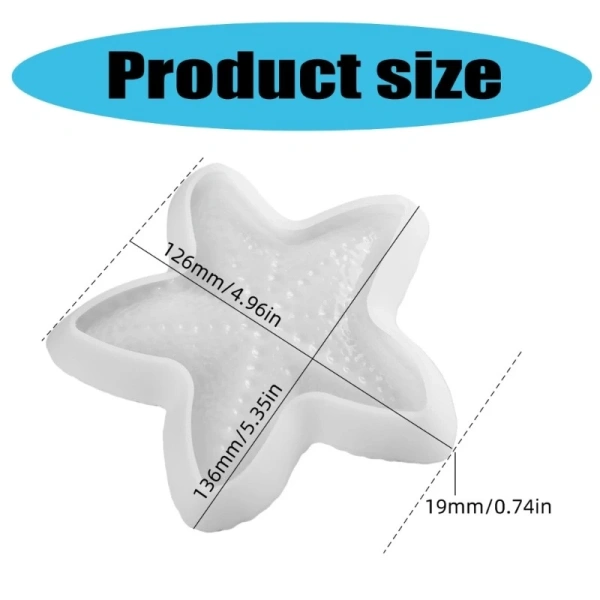 Độ dẻo của khuôn silicon khiến khay sao biển trưng bày thủ công mất độ cố định khi chất hàng nặng - Ảnh 2
