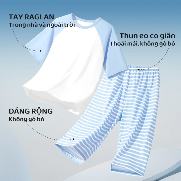 Không phải lúc nào cũng cần “đập” đồ ngủ ngắn tay. (Ảnh 5)