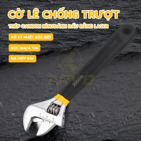 Độ rộng điều chỉnh của cờ lê 8 inch quyết định mức độ tiện lợi khi sửa chữa tại nhà và nhà để xe - Ảnh 1