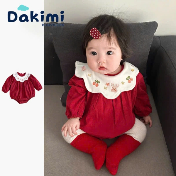 Đồ Tết cho bé với body dài tay lông ấm: tiện lợi ấm áp nhưng lại khiến việc thay đồ hằng ngày trở nên gian nan hơn - Ảnh 3 Đồ Tết cho bé với body dài tay lông ấm: tiện lợi ấm áp nhưng lại khiến việc thay đồ hằng ngày trở nên gian nan hơn - Ảnh 3