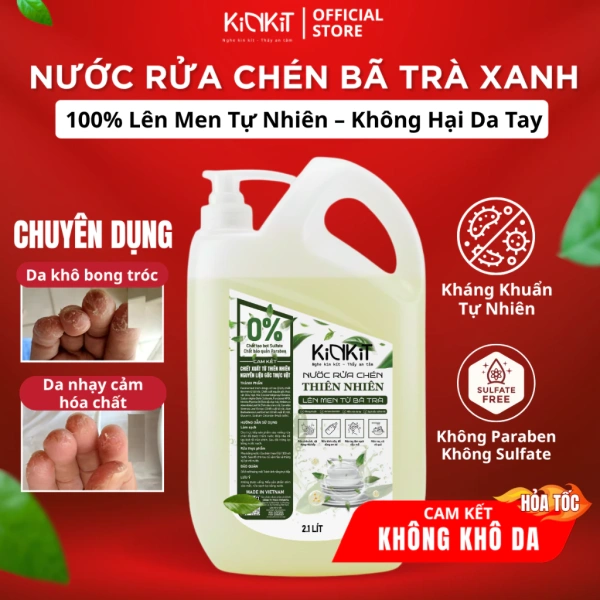 Đôi tay không còn khô rát khi chuyển sang nước rửa chén hữu cơ không paraben - Ảnh 1