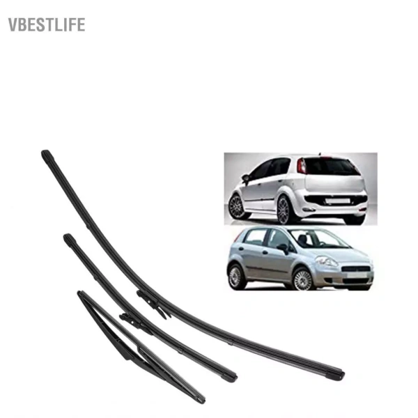 Gạt nước 3 lưỡi cả trước và sau giúp Fiat Grande Punto chạy êm hơn so với mong đợi - Ảnh 1 Gạt nước 3 lưỡi cả trước và sau giúp Fiat Grande Punto chạy êm hơn so với mong đợi - Ảnh 1