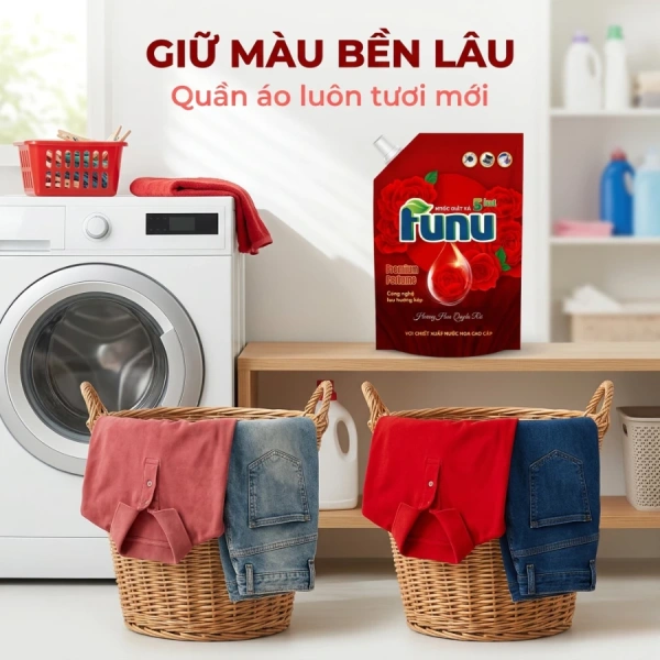 Những quan sát này khẳng định rằng, khi sử dụng nước giặt xả FUNU, người tiêu dùng không chỉ đạt được “giặt sạch nhanh” mà còn tận hưởng “hương thơm lưu 24 h”, đáp ứng nhu cầu thực tiễn của cuộc sống hiện đại. (Ảnh 5)