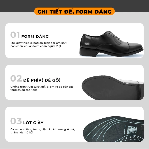 Để giúp bạn có góc nhìn khách quan, hãy cùng nhìn vào ba loại giày thường gặp: giày da tổng hợp (synthetic), giày lười (loafer) cao su, và giày da bò đế gỗ. (Ảnh 3) Để giúp bạn có góc nhìn khách quan, hãy cùng nhìn vào ba loại giày thường gặp: giày da tổng hợp (synthetic), giày lười (loafer) cao su, và giày da bò đế gỗ. (Ảnh 3)