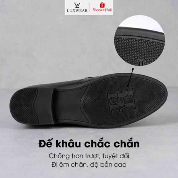 Theo bảng trên, LuxWear GD52 nổi bật ở chất liệu da, độ dày đế tăng chiều cao, lót trong có chức năng massage và thời gian bảo hành lâu nhất. (Ảnh 4) Theo bảng trên, LuxWear GD52 nổi bật ở chất liệu da, độ dày đế tăng chiều cao, lót trong có chức năng massage và thời gian bảo hành lâu nhất. (Ảnh 4)